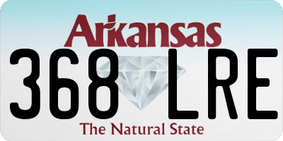 AR license plate 368LRE