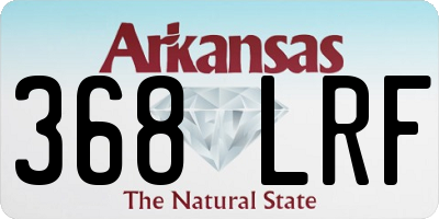 AR license plate 368LRF