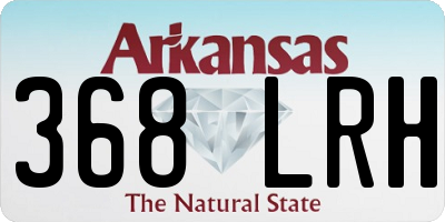 AR license plate 368LRH
