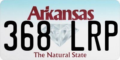 AR license plate 368LRP