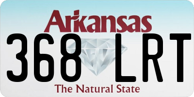 AR license plate 368LRT