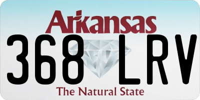 AR license plate 368LRV