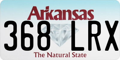 AR license plate 368LRX
