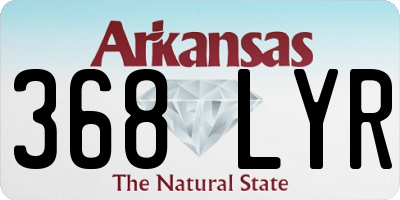 AR license plate 368LYR