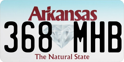 AR license plate 368MHB