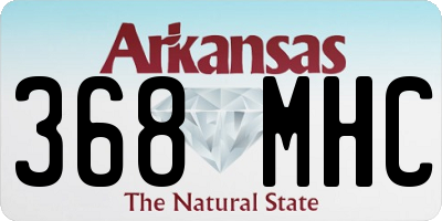 AR license plate 368MHC