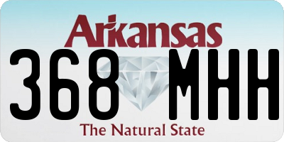 AR license plate 368MHH