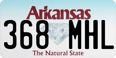 AR license plate 368MHL