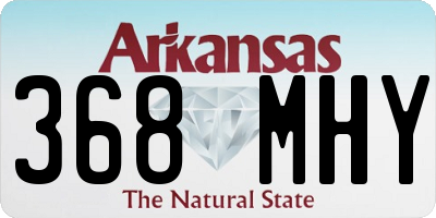 AR license plate 368MHY