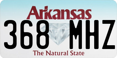 AR license plate 368MHZ