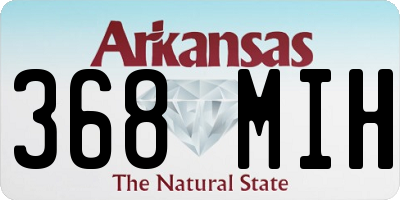 AR license plate 368MIH
