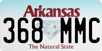 AR license plate 368MMC