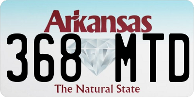 AR license plate 368MTD
