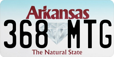 AR license plate 368MTG