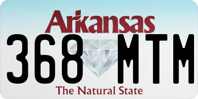 AR license plate 368MTM