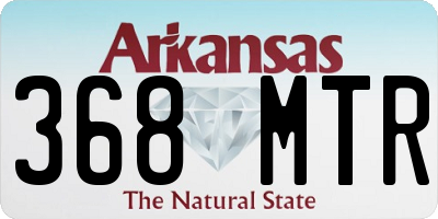 AR license plate 368MTR