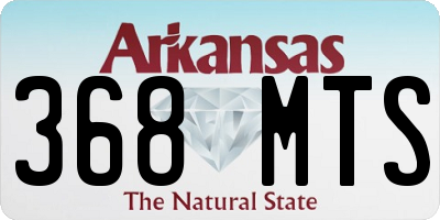 AR license plate 368MTS
