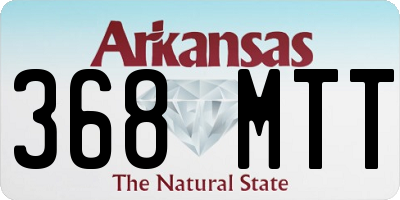 AR license plate 368MTT