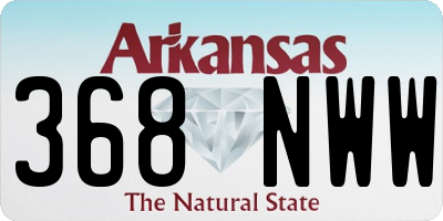 AR license plate 368NWW