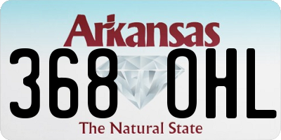 AR license plate 368OHL