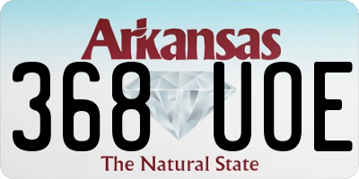 AR license plate 368UOE