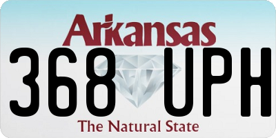 AR license plate 368UPH