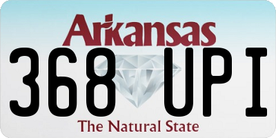 AR license plate 368UPI