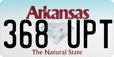 AR license plate 368UPT
