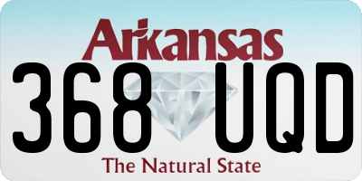 AR license plate 368UQD