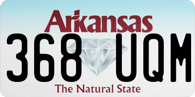 AR license plate 368UQM