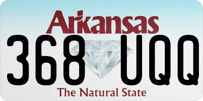 AR license plate 368UQQ