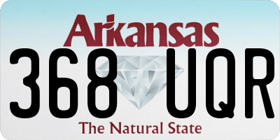 AR license plate 368UQR