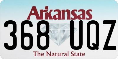 AR license plate 368UQZ