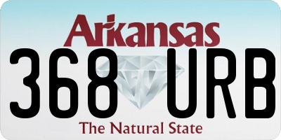 AR license plate 368URB