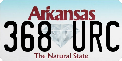 AR license plate 368URC