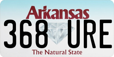 AR license plate 368URE