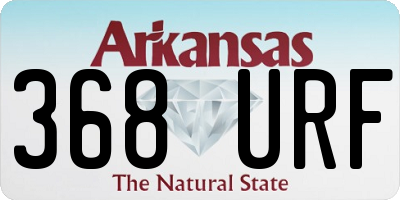 AR license plate 368URF