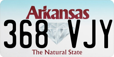 AR license plate 368VJY