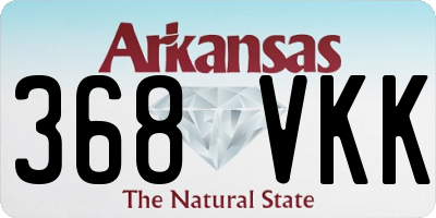 AR license plate 368VKK