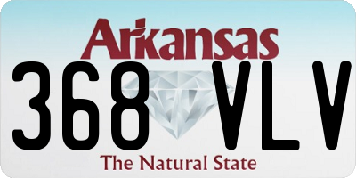 AR license plate 368VLV