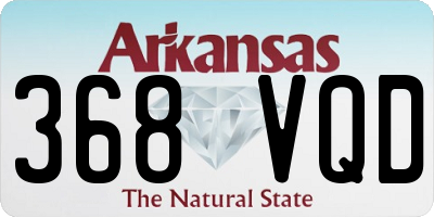 AR license plate 368VQD