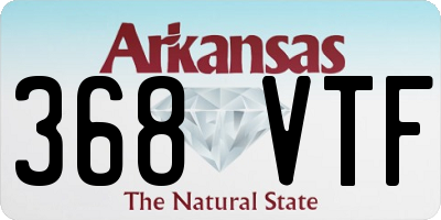 AR license plate 368VTF
