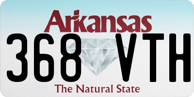 AR license plate 368VTH