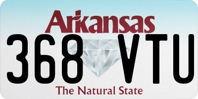 AR license plate 368VTU