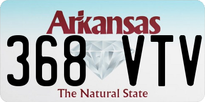 AR license plate 368VTV