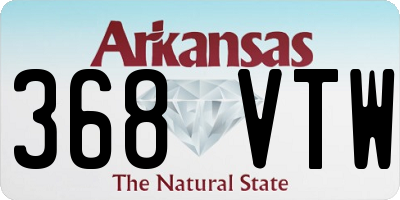 AR license plate 368VTW