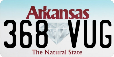 AR license plate 368VUG