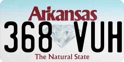 AR license plate 368VUH