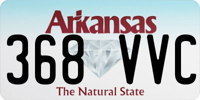 AR license plate 368VVC