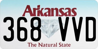 AR license plate 368VVD